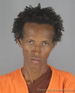 Mugshot of Mohamed Abdi Shide booked in Hennepin County, Minnesota on August 12, 2026