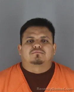 Mugshot of Javier Rivera Rodriguez booked in Hennepin County, Minnesota on August 22, 2026