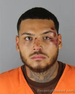 Mugshot of Jeronimo Felipe Mercado booked in Hennepin County, Minnesota on August 23, 2026