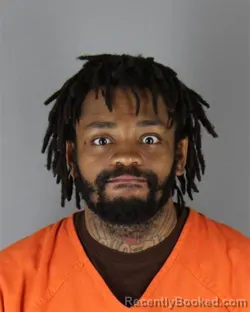 Mugshot of Davontay Dashon Jenkins booked in Hennepin County, Minnesota on August 23, 2026