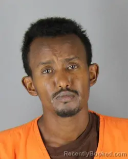Mugshot of Abdiqani Mohamed Firin booked in Hennepin County, Minnesota on August 24, 2026