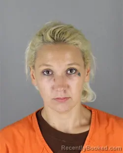 Mugshot of Emily Maria Strand booked in Hennepin County, Minnesota on August 24, 2026