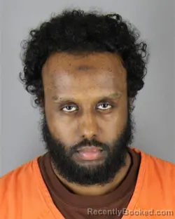 Mugshot of Ismail Mawlid Ali booked in Hennepin County, Minnesota on August 24, 2026