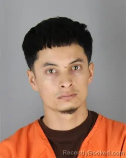 Mugshot of Gerson David Mata Guevara booked in Hennepin County, Minnesota on August 24, 2026