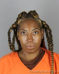 Mugshot of Vanessia Nicole Wingo booked in Hennepin County, Minnesota on August 24, 2026
