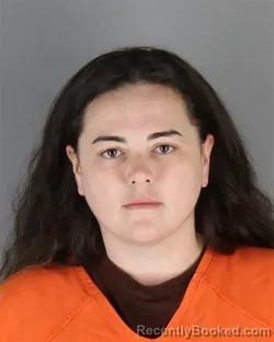 Mugshot of Angela Ashlee Whaley Worley booked in Hennepin County, Minnesota on August 24, 2026