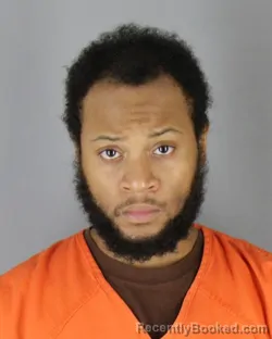 Mugshot of Anfernee Dwayne Brown booked in Hennepin County, Minnesota on August 25, 2026