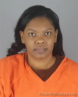 Mugshot of Jasmine Nicole Jones booked in Hennepin County, Minnesota on August 25, 2026