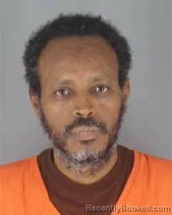 Mugshot of Mohamud Abdinur Khalif booked in Hennepin County, Minnesota on August 25, 2026