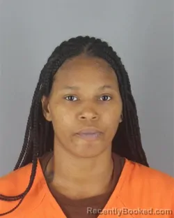 Mugshot of Kaysha Orreyon Brown booked in Hennepin County, Minnesota on August 26, 2026