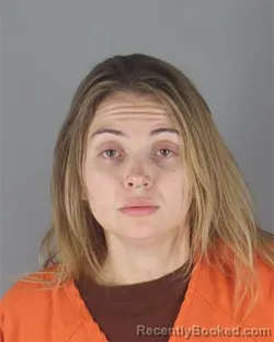 Mugshot of Samantha Jo Mickelson booked in Hennepin County, Minnesota on August 26, 2026