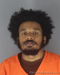 Mugshot of Terron Nathaniel Lee Brown booked in Hennepin County, Minnesota on August 27, 2026