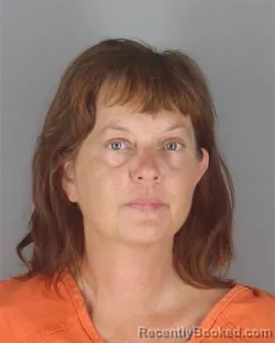 Mugshot of Kelly Eileen Hutchinson booked in Hennepin County, Minnesota on August 27, 2026