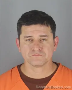 Mugshot of Milton Zenon Saltos Velasquez booked in Hennepin County, Minnesota on August 27, 2026