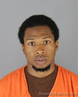 Mugshot of Jkhari Mekhi Bryan Wilson booked in Hennepin County, Minnesota on August 28, 2026