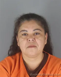 Mugshot of Rosa Maria Velez booked in Hennepin County, Minnesota on August 28, 2026