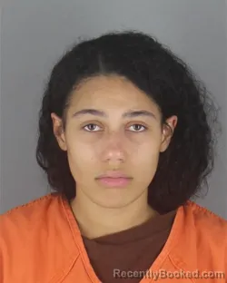 Mugshot of Jakyah Faye Hodges booked in Hennepin County, Minnesota on August 28, 2026