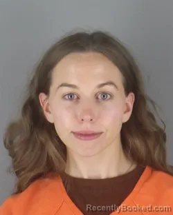 Mugshot of Johannah Dorothy Barrett booked in Hennepin County, Minnesota on August 29, 2026