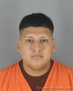 Mugshot of Kevin Darwin Llapa Espinoza booked in Hennepin County, Minnesota on August 30, 2026