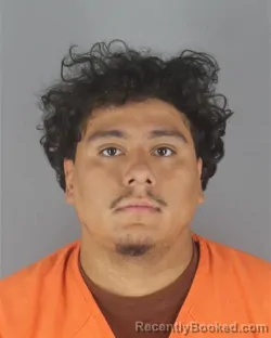 Mugshot of Diego Enrique Rivas Orellana booked in Hennepin County, Minnesota on August 31, 2026