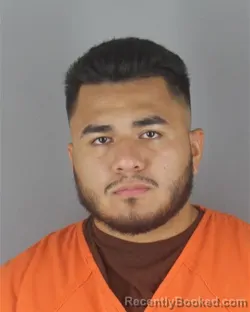 Mugshot of Jordan Trejo Moreno booked in Hennepin County, Minnesota on August 31, 2026