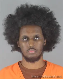 Mugshot of Yusuf Abdi Mohamud booked in Hennepin County, Minnesota on August 31, 2026