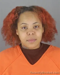 Mugshot of Bennisha Nicole Merchant booked in Hennepin County, Minnesota on August 31, 2026
