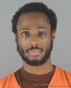 Mugshot of Abdirahman Abdulahi Mohamed booked in Hennepin County, Minnesota on August 31, 2026