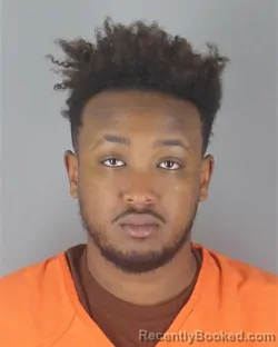 Mugshot of Guled Abdi Yusuf booked in Hennepin County, Minnesota on September 3, 2026