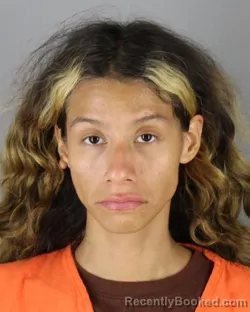 Mugshot of Yesenia Perez Martinez booked in Hennepin County, Minnesota on September 15, 2026