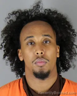 Mugshot of Harun Hussein Samatar booked in Hennepin County, Minnesota on September 27, 2026