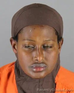 Mugshot of Hamdi Abdi Hursane booked in Hennepin County, Minnesota on September 28, 2026