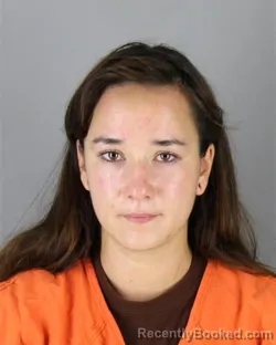 Mugshot of Nicole Danielle Erdmann booked in Hennepin County, Minnesota on September 28, 2026