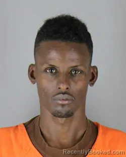 Mugshot of Hassan Abdi Hired booked in Hennepin County, Minnesota on September 29, 2026