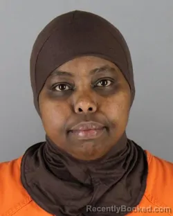 Mugshot of Zamzam Khalif Jama booked in Hennepin County, Minnesota on September 30, 2026