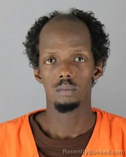 Mugshot of Saaed Omar Abdi booked in Hennepin County, Minnesota on October 2, 2026