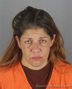 Mugshot of Alyssa Rachel Anstis booked in Hennepin County, Minnesota on October 3, 2026