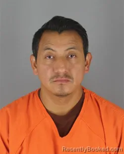 Mugshot of Alex Mauricio Toapanta Adriano booked in Hennepin County, Minnesota on October 4, 2026