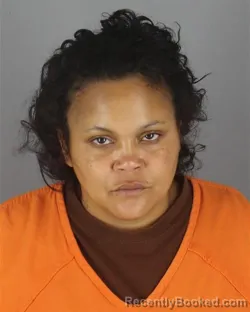Mugshot of Shatyra Laschelle Dudley booked in Hennepin County, Minnesota on October 4, 2026