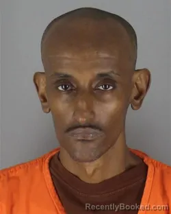 Mugshot of Hamad Ahmed Issak booked in Hennepin County, Minnesota on October 8, 2026