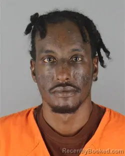 Mugshot of Makail Ahmed Mohamed booked in Hennepin County, Minnesota on October 8, 2026