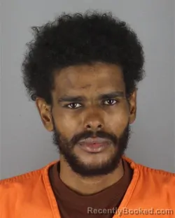 Mugshot of Idris Abdi Abib booked in Hennepin County, Minnesota on October 8, 2026
