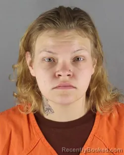 Mugshot of Tatum Paige Benson booked in Hennepin County, Minnesota on October 8, 2026