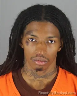Mugshot of Marquesas Jamar Jr Evans booked in Hennepin County, Minnesota on October 8, 2026