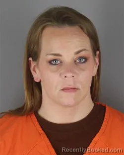 Mugshot of Megan Ann Olson booked in Hennepin County, Minnesota on October 8, 2026