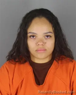 Mugshot of Briana Kristina Valencia-Hodges booked in Hennepin County, Minnesota on October 9, 2026
