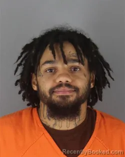 Mugshot of Navarr Jodia Ross booked in Hennepin County, Minnesota on October 9, 2026