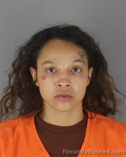 Mugshot of Aliyah Ahmbra Gardner booked in Hennepin County, Minnesota on October 9, 2026