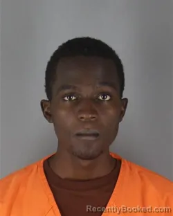 Mugshot of Emmanuel Mauti Nyangate booked in Hennepin County, Minnesota on October 9, 2026