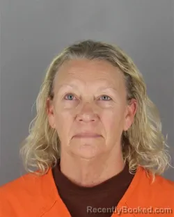 Mugshot of Elise Marie Leger booked in Hennepin County, Minnesota on October 10, 2026